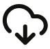 Cloud download icon