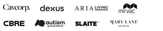 Trusted by leading organisations including Cavius, dexus, M.I.A LOCKS, APA, CBRE, Aeolian, SLATE, and VIALIAN