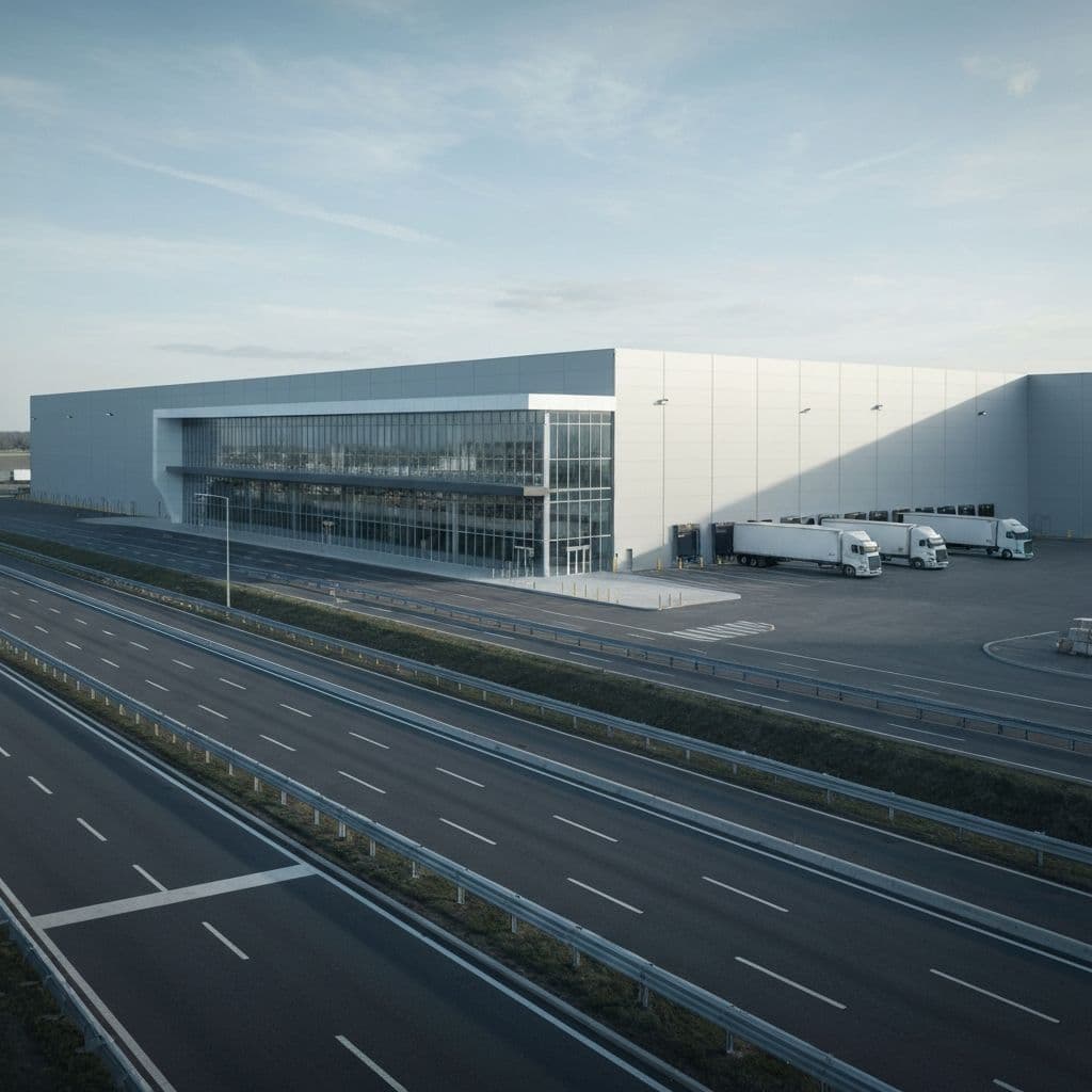 Industrial warehouse with zone-based access control and compliance tracking