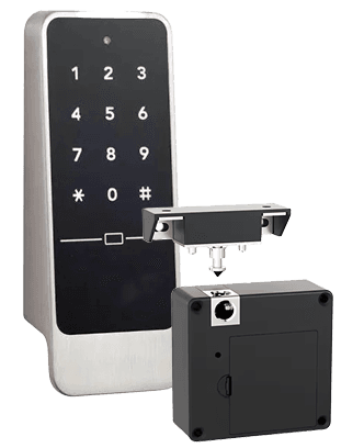 Digital locker system with keypad interface and locker unit