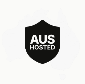 Australian hosted security badge