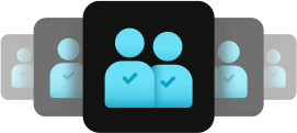 Access control people icon representing secure digital access management solutions