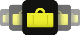 Room briefcase icon representing secure room access management solutions