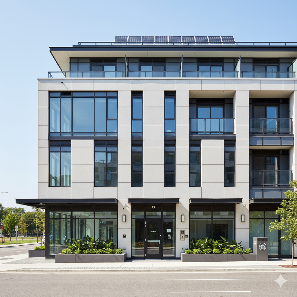 Property management portfolio with centralized access control for tenants and contractors