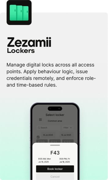 Lockers product card